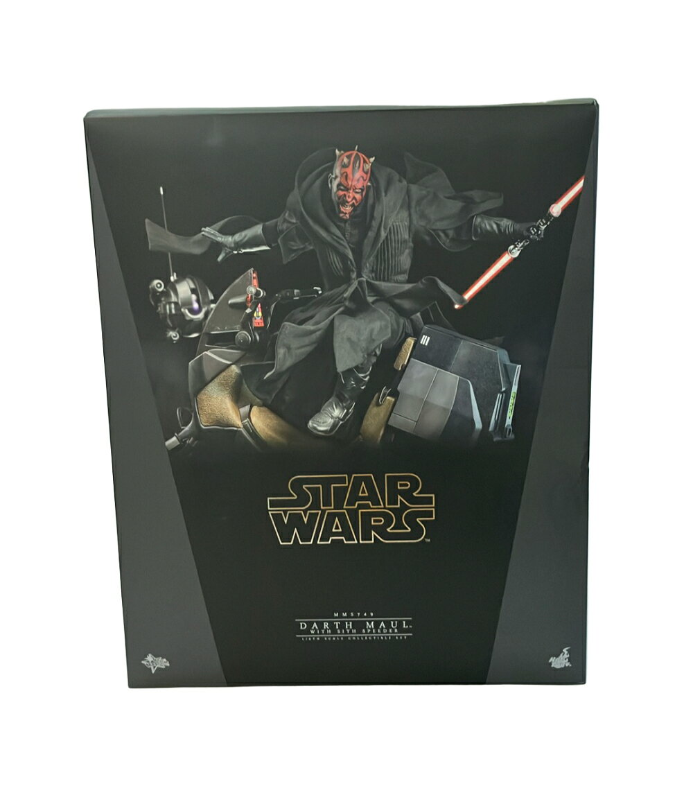 Rakuten - 【中古】 美品 ホットトイズ スターウォーズ ファントム・メナス 1/6 ダース・モール&シス・スピーダー 2.0版 MMS749 フィギュア