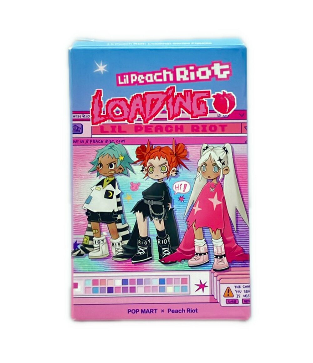  POP MART Peach Riot Lil Peach Riot Loading! シリーズ 1/12 Poppy Princess フィギュア