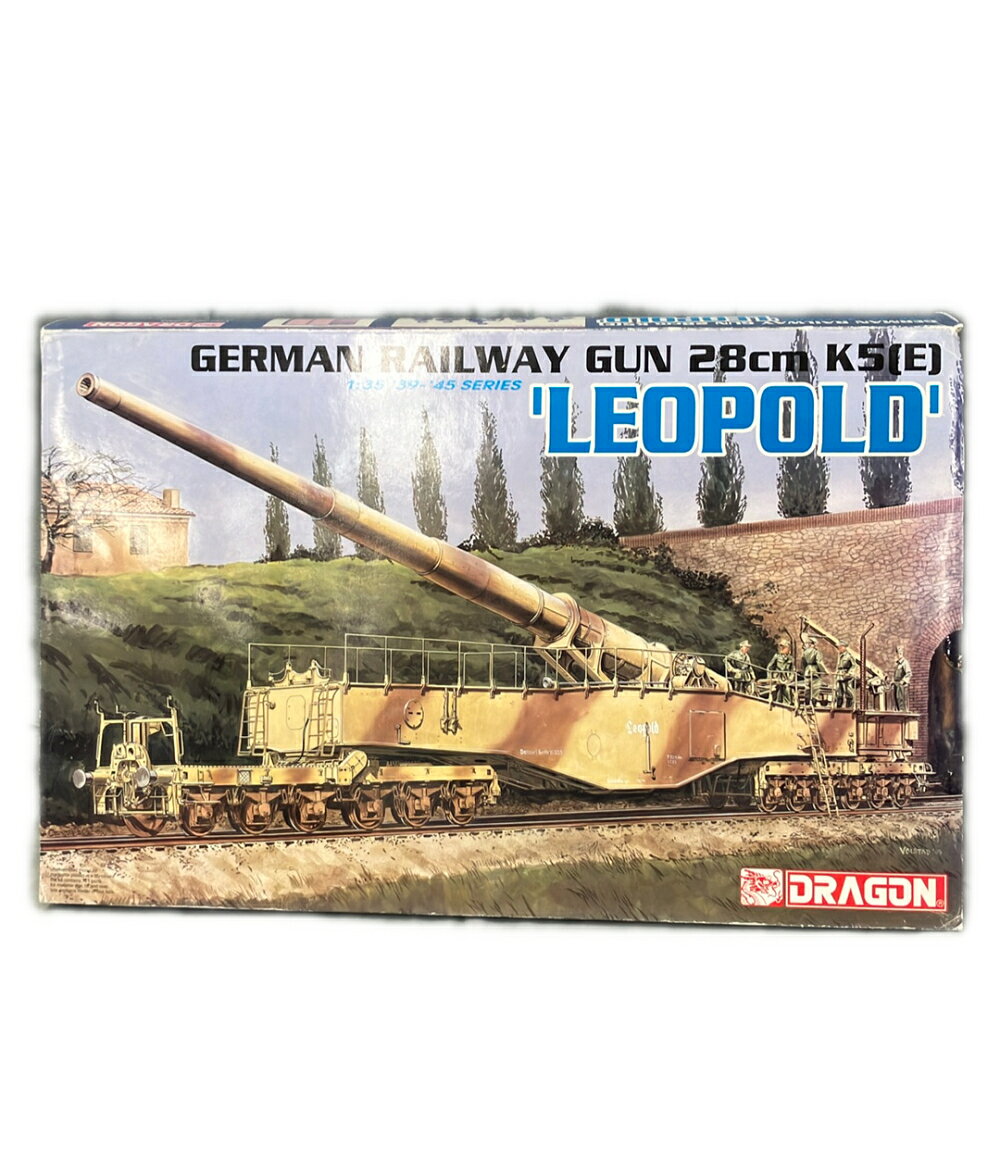  DRAGON 1/35 LEOPOLD (レオポルド) ドイツ軍 28cm列車砲 K5(E) プラモデル