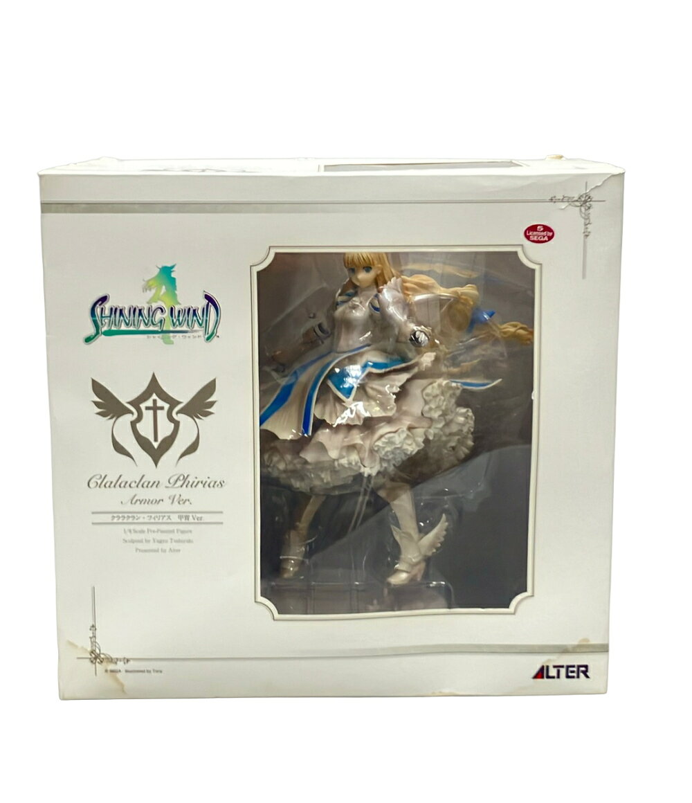 【全品5%OFFクーポン30日23:59迄】【中古】 ALTER シャイニング・ウィンド クララクラン・フィリアス 甲冑Ver. フィギュア