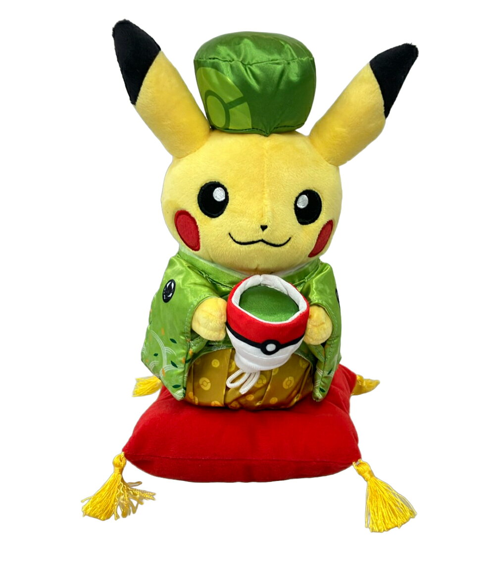 【全品5%OFFクーポン12日0時〜18日23:59迄】【中古】 ポケモンセンターKYOTO ポケットモンスター はんなりお茶会ごっこ ピカチュウ オス ぬいぐるみ