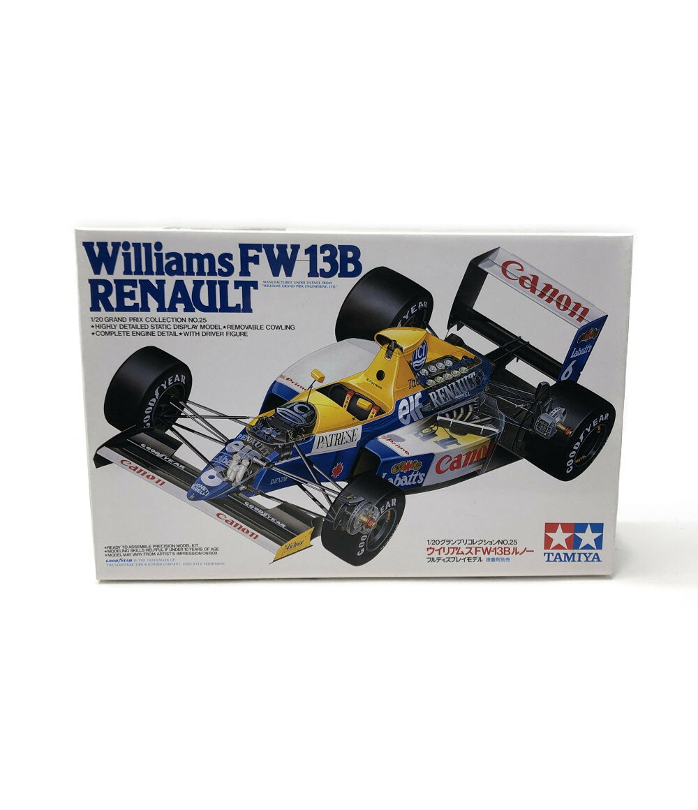 【中古】美品 グランプリコレクションシリーズ No.25 ウィリアムズ FW13B ルノー 1/20 タミヤ プラモデルのサムネイル