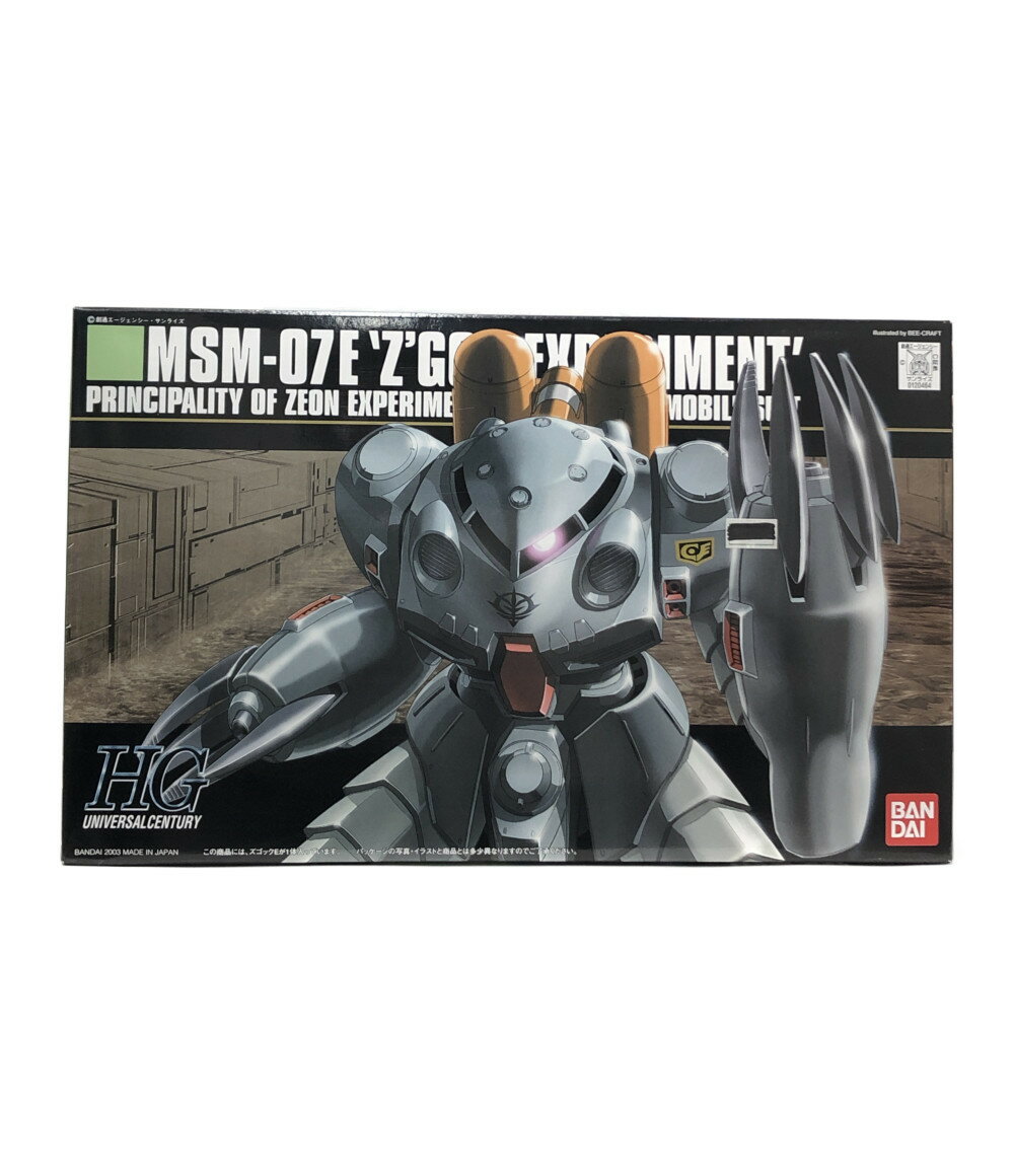 【中古】美品 機動戦士ガンダム0080 ポケットの中の戦争 機動戦士ガンダム0080 ポケットの中の戦争 ズゴックE MSM07E 039 1/144 HG バンダイ プラモデル