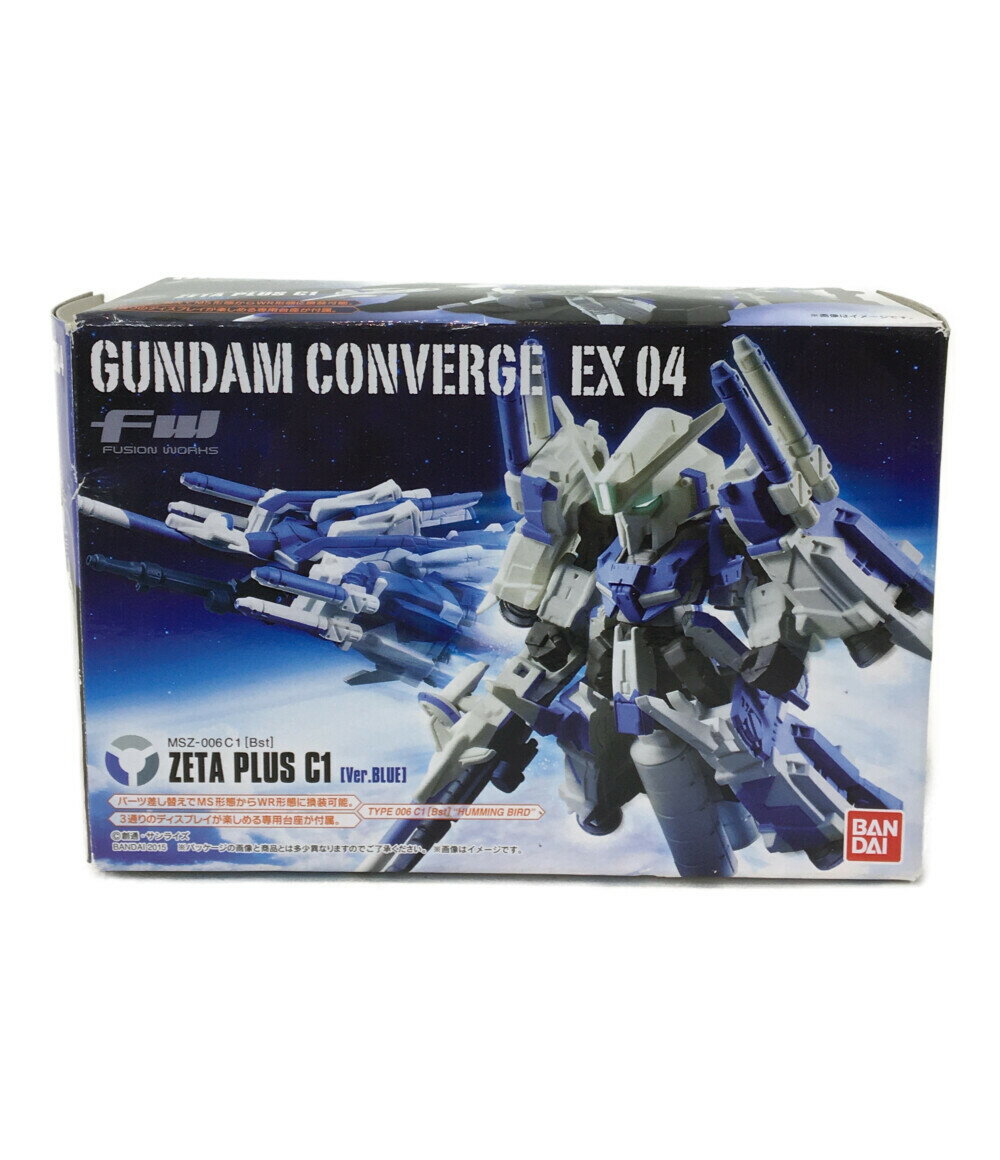 【中古】美品 機動戦士ガンダム 機動戦士ガンダム GUNDAM CONVERGE EX04 ZETA PLUS C1 Ver.BLUE MSZ006 ガンプラ バンダイ プラモデル