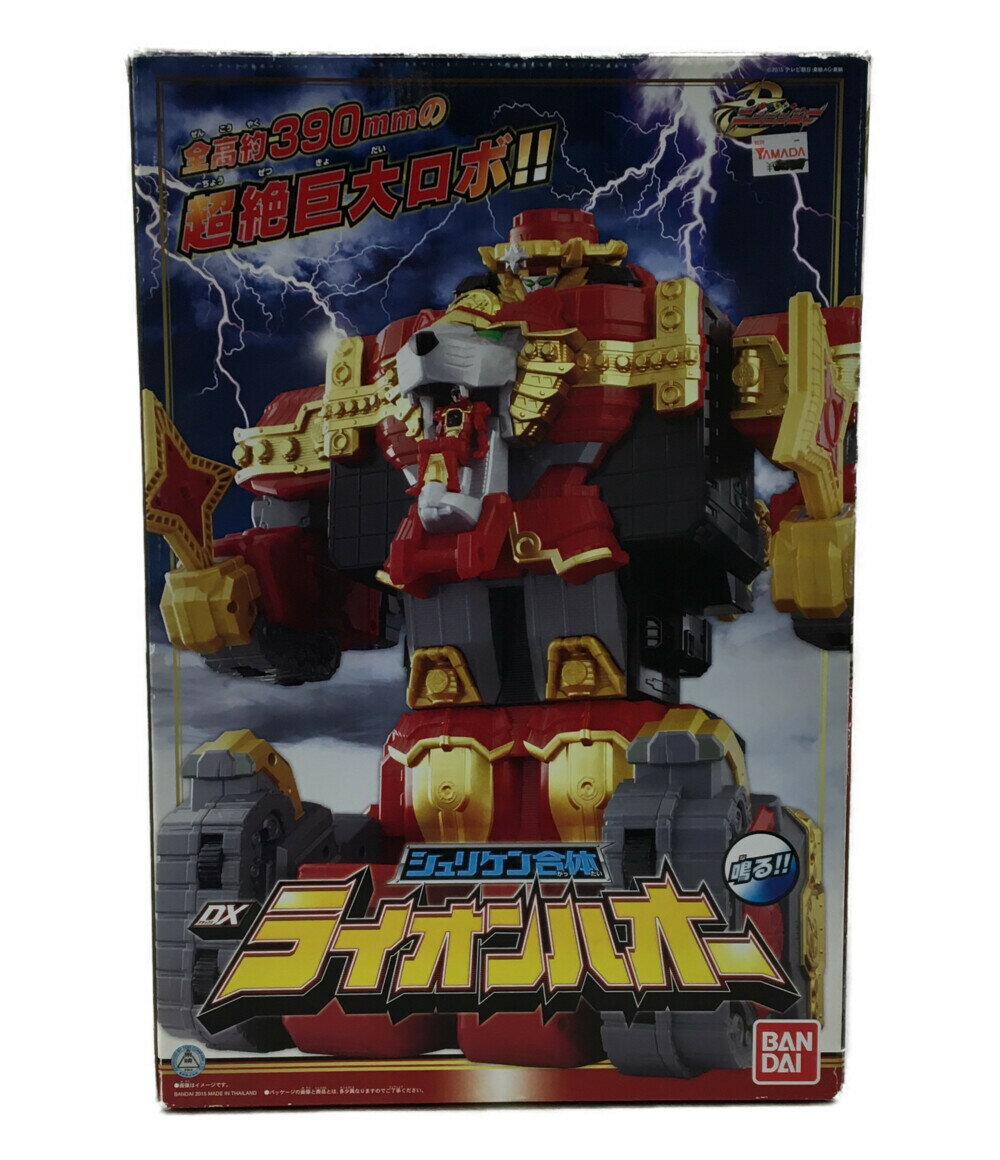 【中古】 手裏剣戦隊ニンニンジャー 変身玩具 手裏剣戦隊ニンニンジャー 戦隊シリーズ DXシュリケン合体 ライオンハオー バンダイ おもちゃ・玩具