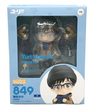 【中古】美品 ねんどろいど ユーリ on ice 849 勝生勇利 グッドスマイルカンパニー フィギュア