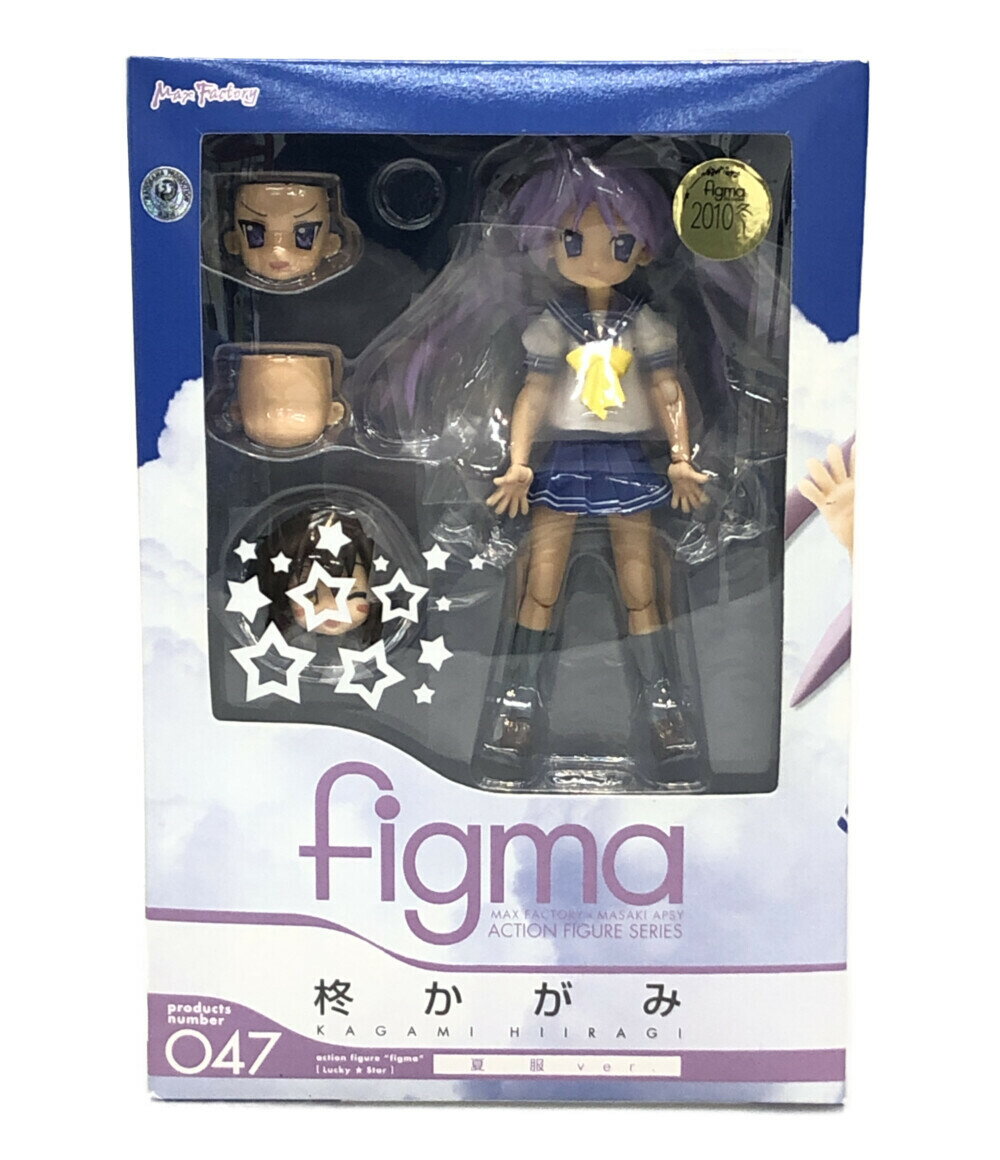 【中古】美品 figma らきすた 047 柊かがみ グッドスマイルカンパニー フィギュアのサムネイル