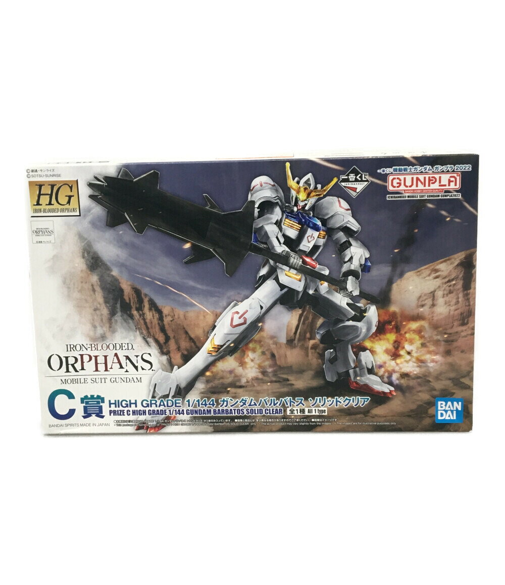 【中古】 機動戦士ガンダム 鉄血のオルフェンズ 一番くじ 機動戦士ガンダム 鉄血のオルフェンズ C賞 ガンダムバルバトス ソリッドクリア 1/144 ガンプラ バンダイスピリッツ プラモデルのサムネイル