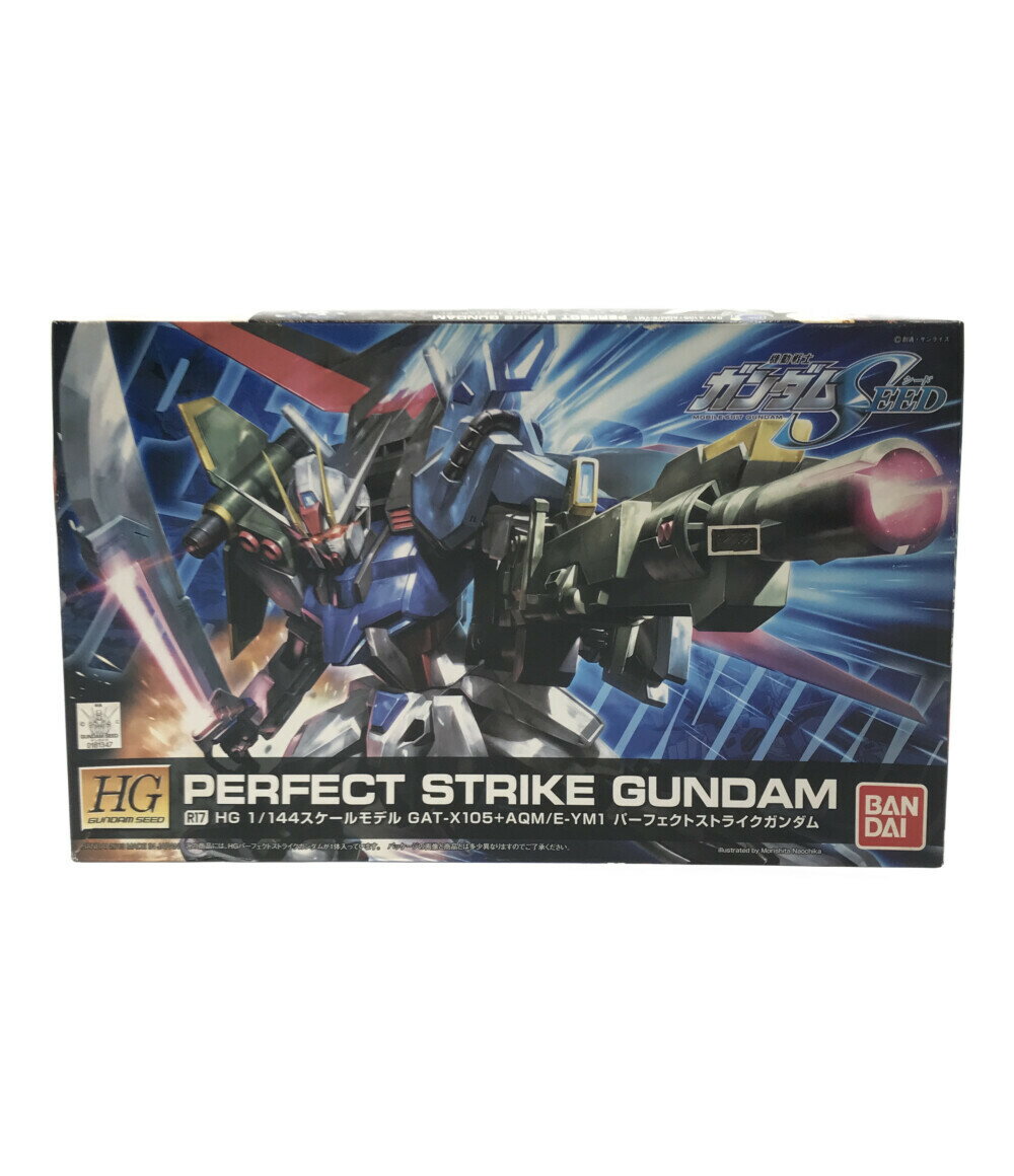 【中古】 機動戦士ガンダムSEED 機動戦士ガンダムSEED GAT-X105 AQM E-YM1 パーフェクトストライクガンダム R17 HG バンダイ プラモデルのサムネイル