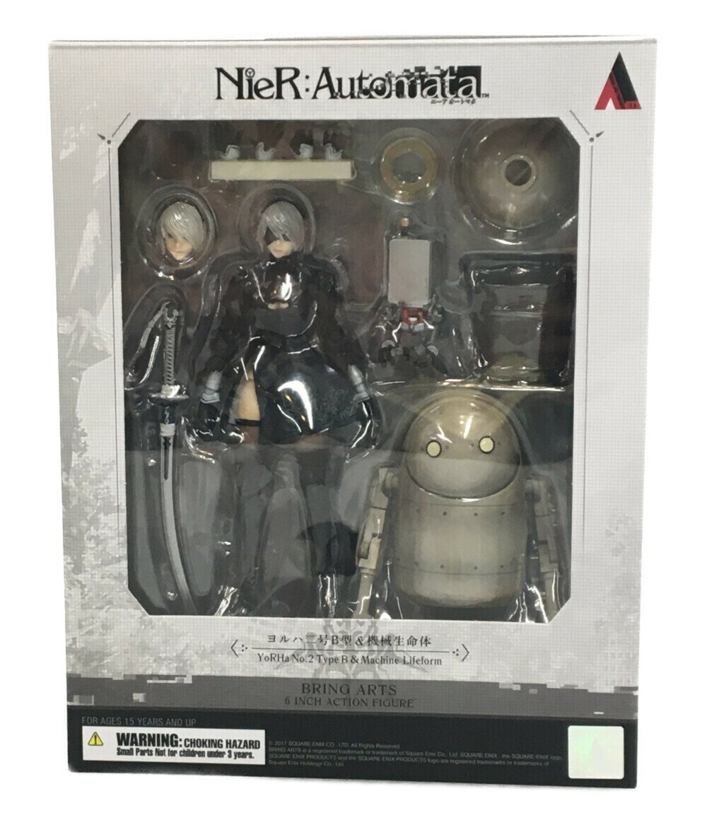 【中古】美品 ニーアオートマタ ヨルハ二号B型&機械生命体 スクウェア・エニックス フィギュア