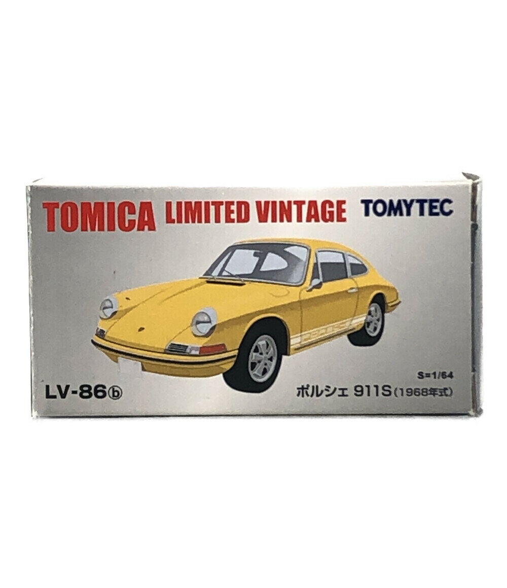 【中古】 トミカ リミテッドヴィンテージ ミニカー LV-86 ポルシェ911S 1968年式 1/64 トミーテック ミニカー