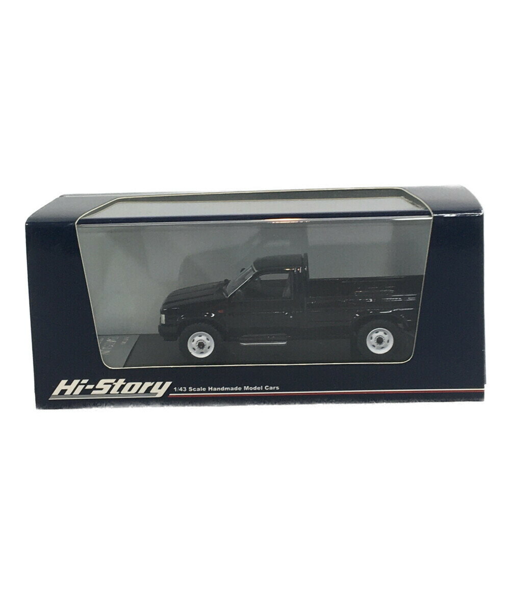 【全品ポイント10倍 5/5 0:00～23:59】【中古】美品 Hi-Story ミニカー NISSAN ダットサントラック 1985年 ロングポデーAD 1985年 ブラック 1/43 インターアライド ミニカー