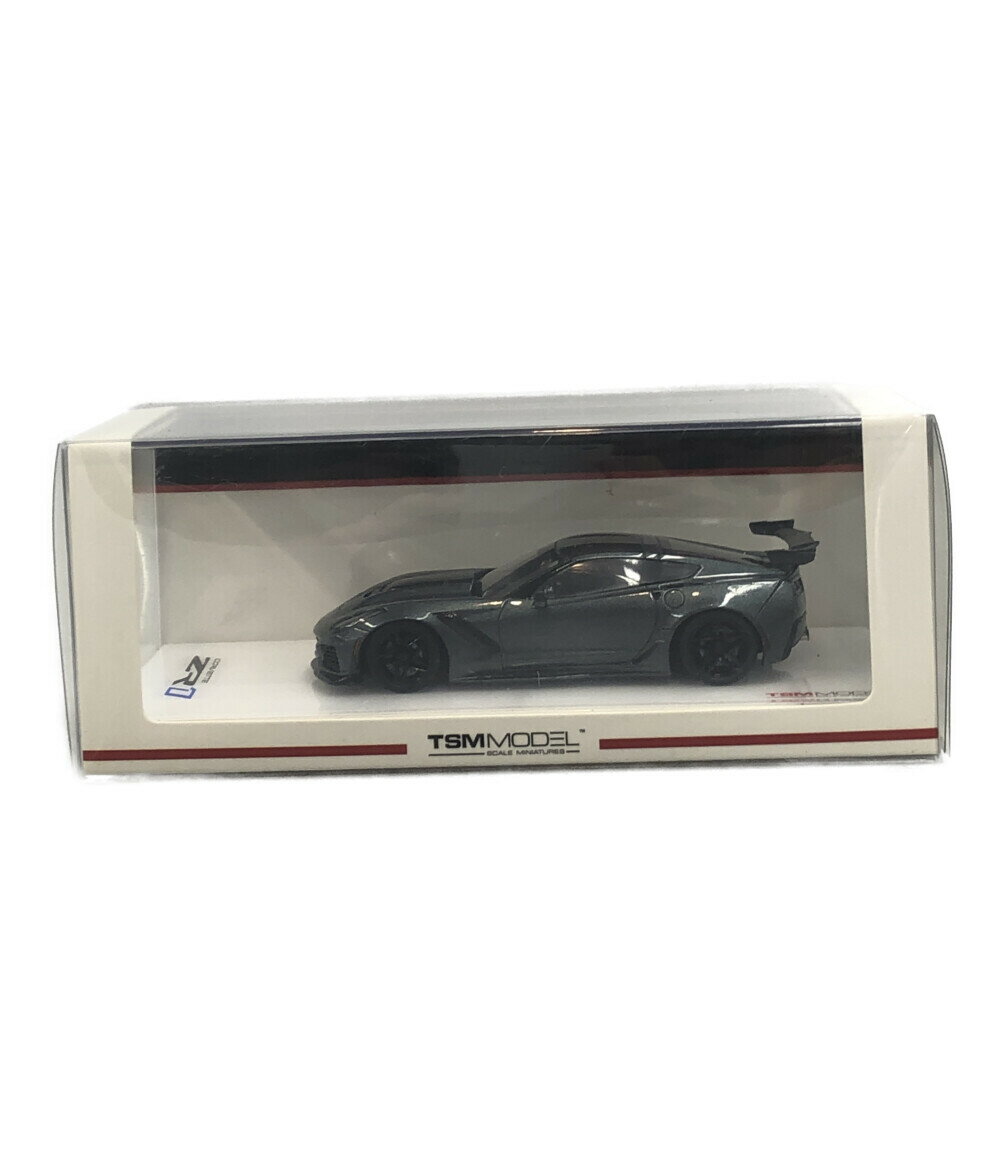 【中古】美品 ミニカー コルベットZR-1 ダークシャドーグレー サンリッチジャパン ミニカー