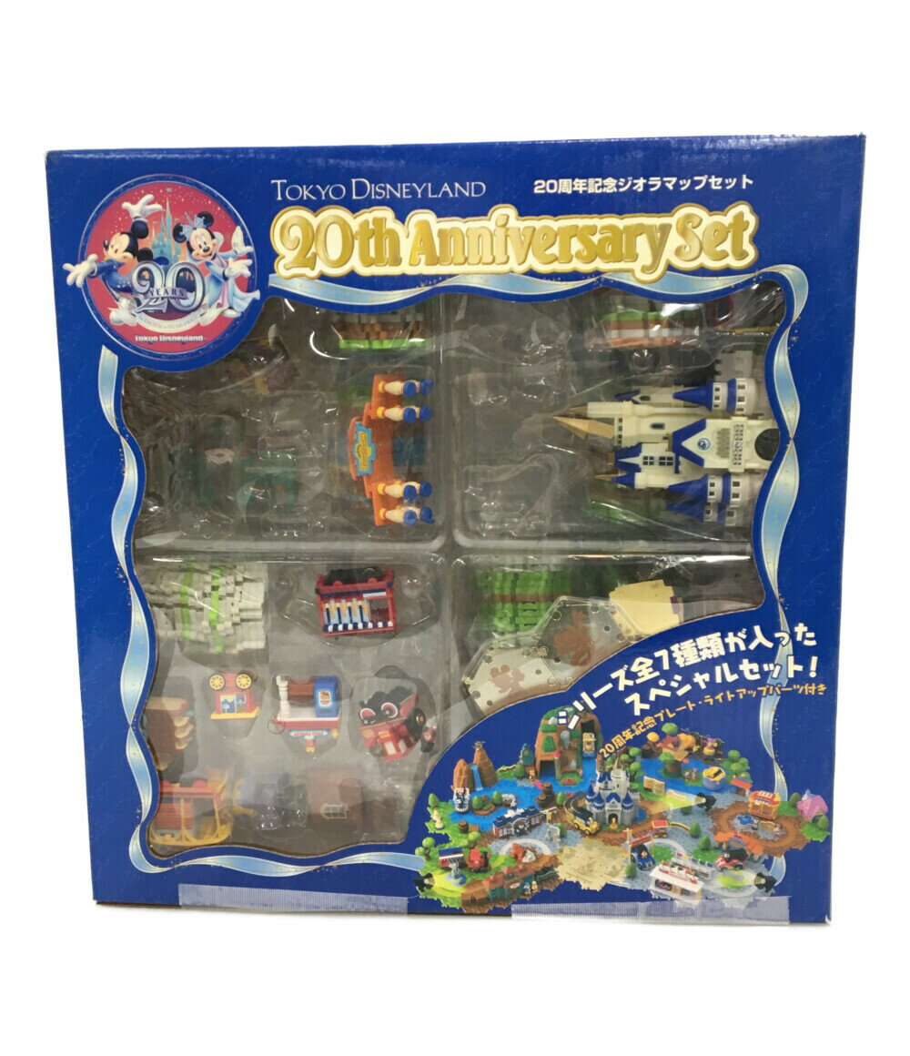 【中古】訳あり ディズニー 玩具 20周年記念ジオラマップセット ディズニー シンデレラ城&ホースレスキャリッジ 他 おもちゃ・玩具