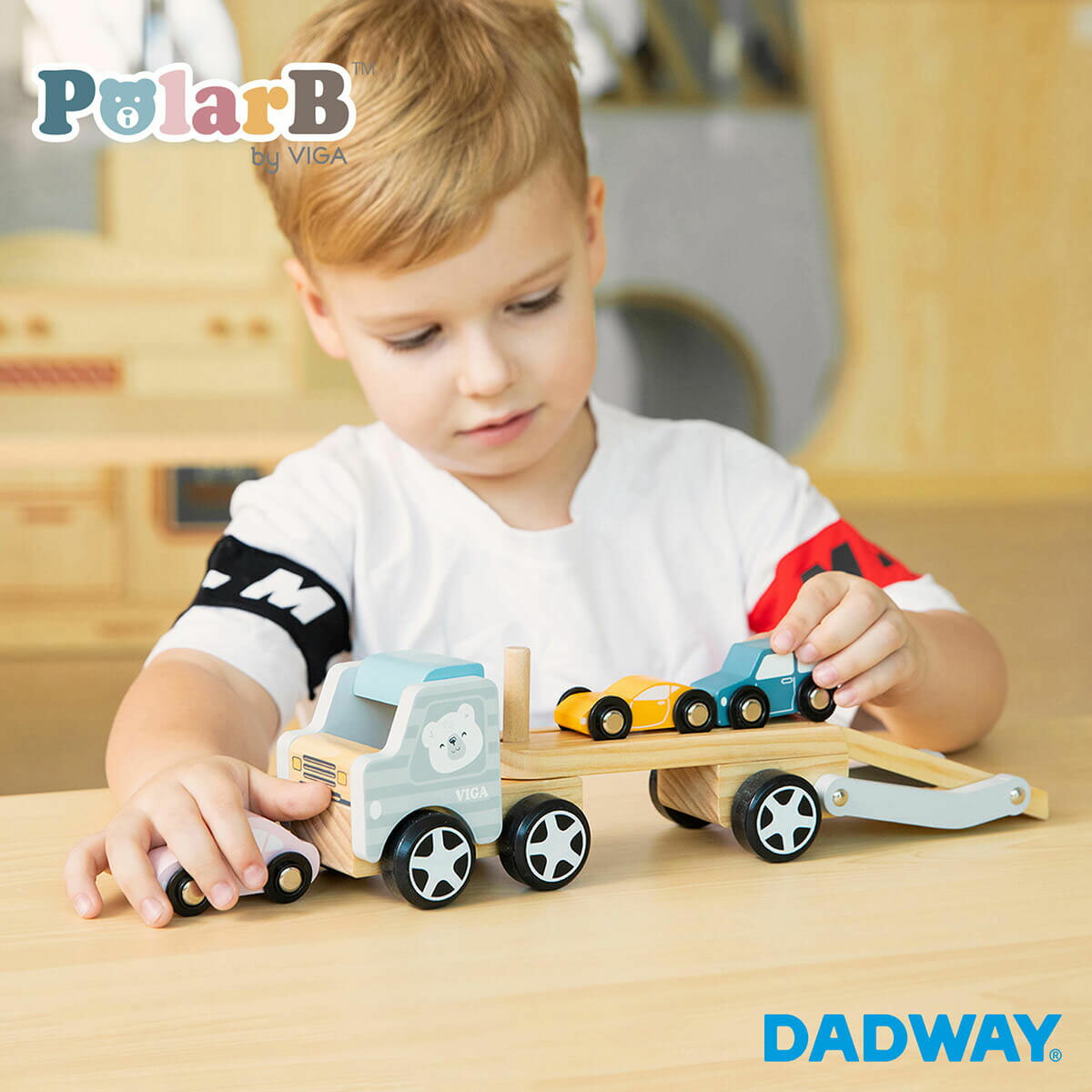 Polar B ポーラービー カーキャリア | おもちゃ 玩具 オモチャ ベビートイ ベビーギフト 車 木製 誕生日 キャリアカー 知育玩具 贈り物 ミニカー ...