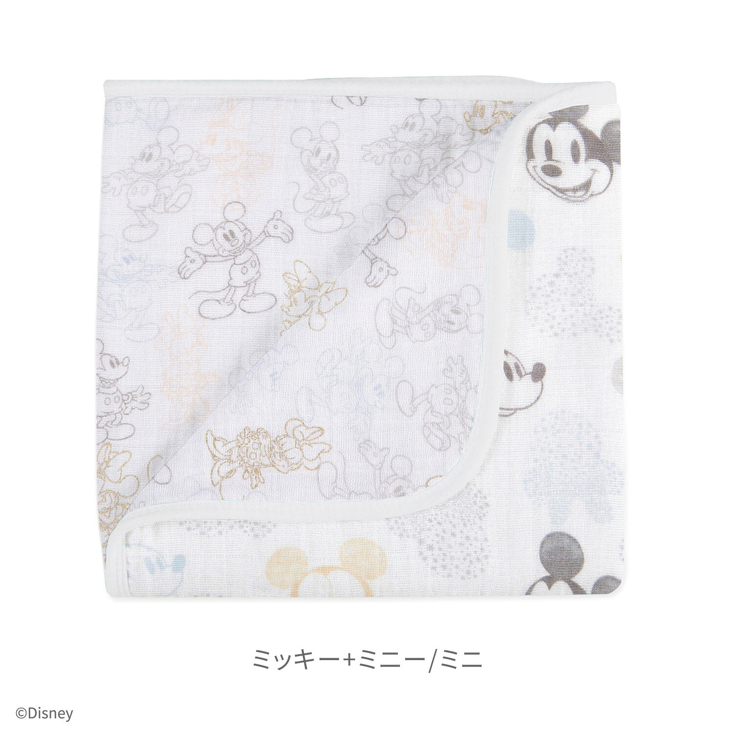 aden + anais エイデンアンドアネイ ブランケット ベビーカーサイズ ミッキー+ミニ...