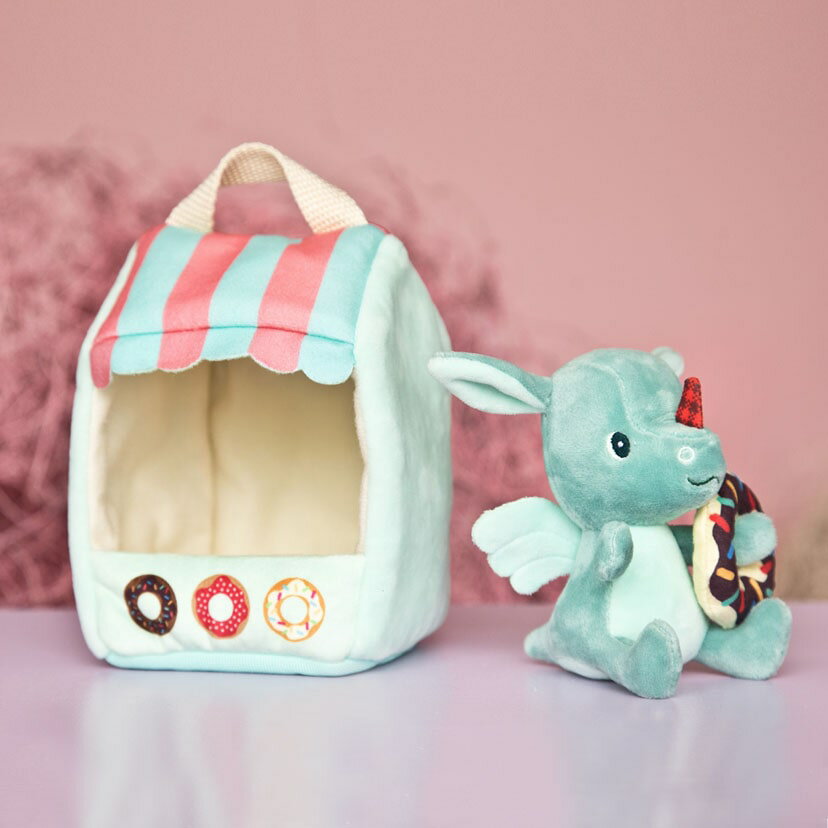 【ポイント5倍|11/14 10:00〜11/16 23:59】Lilliputiens リリピュション ジョーのドーナツショップ | おもちゃ 玩具 オモチャ お昼寝 おままごと ごっこ遊び 出産祝い 誕生日 ベビーギフト ぬいぐるみ ドラゴン クリスマス プレゼント ギフト 男の子 女の子