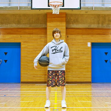 HXB Graphic Mesh Pants 【ROSE】 バスケットボールパンツ　バスパン　バスケショーツ　バスケ　バスケットボール 花柄