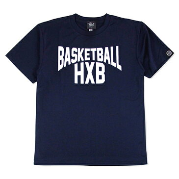 HXB ドライTEE【LENON】NAVY×WHITE バスケットボール　Tシャツ