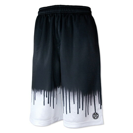 HXB Graphic Mesh Pants 【DRIPPING】 バスケットボールパンツ　バスパン　バスケショーツ　バスケ　スプレー　グラフィティ