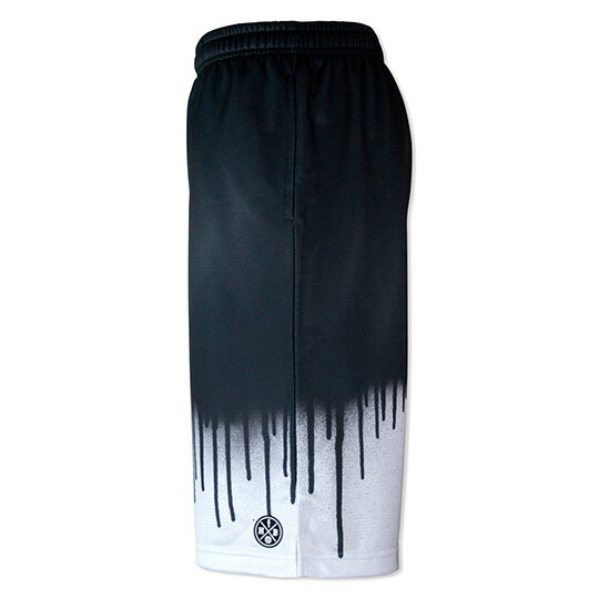 HXB Graphic Mesh Pants 【DRIPPING】 バスケットボールパンツ　バスパン　バスケショーツ　バスケ　スプレー　グラフィティ