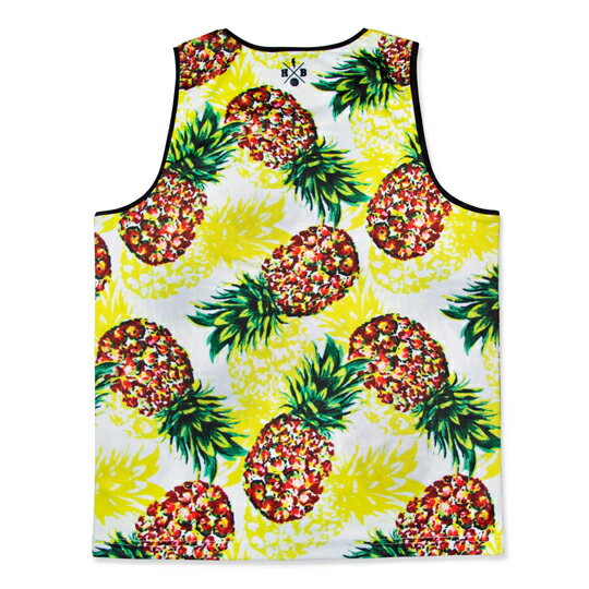 HXB Graphic Mesh Tanktop【PINEAPPLE】バスケットボール　バスケ　タンクトップ　プラティクス　フルーツ　パイナップル