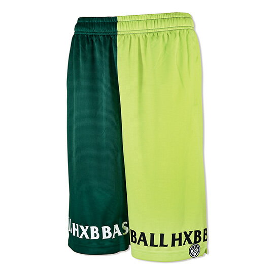 HXB EASY MESH PANTS 【FRIZ】 GREEN/LIME バスケットボールパンツ バスパン