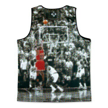 HXB Graphic Mesh Tank【CMYK DOTS】バスケットボール バスケ タンクトップ プラティクス