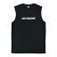 HXB×RAGELOW ドライNOSLEEVE 【ROGO】 BLACK×WHITE / バスケットボール ノースリーブ タンクトップ