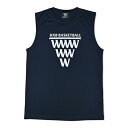 HXB ドライノースリーブ【WWW】NAVY×WHITE / DRY NOSLEEVE