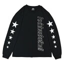 HXB DRY Long Sleeve Tee【ShootingStar】BLACK×WHITE バスケットボール ドライロンTEE シューティングスター