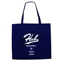 HXB【トートバッグ】NAVY TOTE BAG ネイビー バスケットボール バスケ バッグ