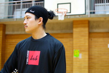 HXB HEAD BAND 【Cursive】 LOGO BLACK L Size ヘッドバンド ヘアバンド バスケットボール バスケ スポーツ 太め
