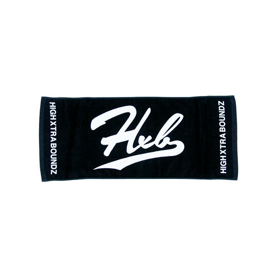 HXB FACE TOWEL 【UNDER LINE】 BLACK×WHITE バスケットボール フ