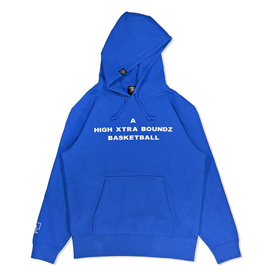 HXB HOODIE 【A】 ROYAL BLUE×WHITE　バスケットボール　スウェット フードパーカ