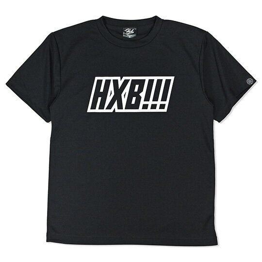 HXB ドライTEE  BLACK×+WHITE バスケットボール ドライTシャツ