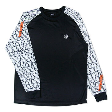 HXB Graphic Raglan Long Sleeve 【OVERLAID】 WHITE バスケットボール ドライ グラフィックロンTEE