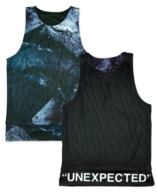 hxalive “unexpected” Reversible Layered Tank【Frack】 タンクトップ　バスケ　バスケットボール リバーシブル　アライブ　サーフ 湯川正人 ALIVE HXB