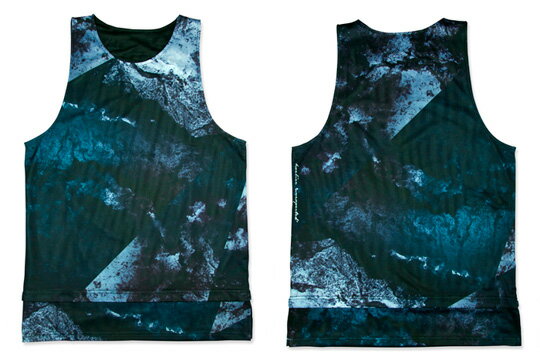 hxalive “unexpected” Reversible Layered Tank【Frack】 タンクトップ　バスケ　バスケットボール リバーシブル　アライブ　サーフ 湯川正人 ALIVE HXB