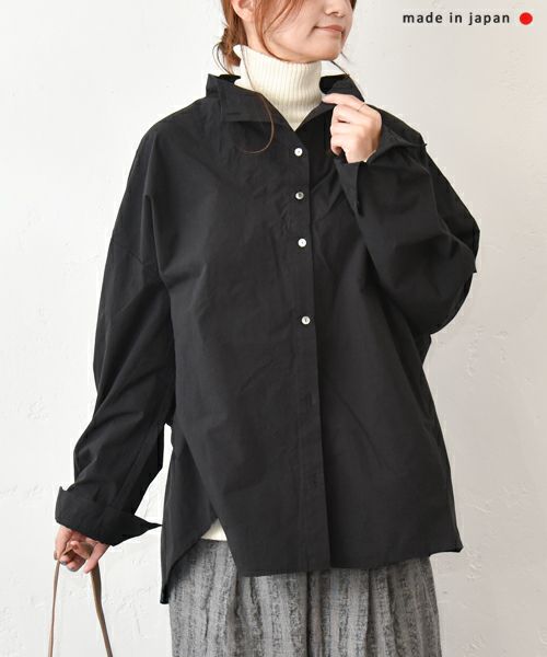 No18｜カウルネックシャツ [[70526]][C]