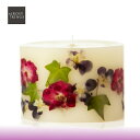 【正規品】ROSY RINGS(ロージーリングス) プチボタニカルキャンドル 【カシス & ローズ】 ロージーリングス ボタニカルキャンドル アロマキャンドル ドライフラワー キャンドル 植物 インテリア 花 ハーブ ナチュラル 自然