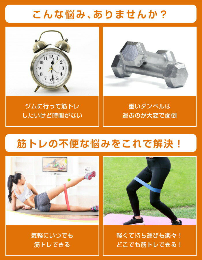 エクササイズゴムバンドトレーニングチューブ強度違いの4本セット筋トレストレッチヨガ体幹フィットネスチューブストレッチゴムヨガゴムインナーマッスルフィトネスラバーかさばらない軽い男女兼用 3