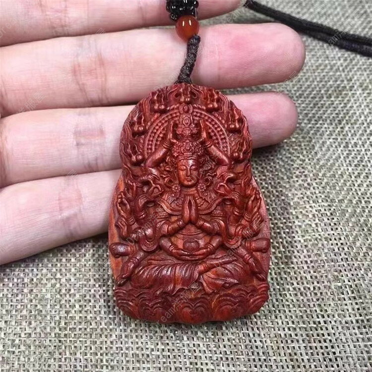 木彫り観世音菩薩ストラップペンダント観音像彫刻観音仏像仏壇観音様観世音菩薩像天然木製お守りストラップ開運縁起観音像仏像彫刻木彫り仏具観音様唐金置物オブジェインテリア美術品贈答品仏教寺仏閣神様縁起物置物飾り物癒し紫檀木
