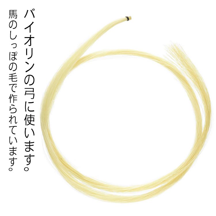 Strings - 馬毛製弓バイオリン弓替え馬毛弦楽器アクセサリ毛バイオリン弓の毛替え用よい音色バイオリン弓毛チェロビオラ修理毛替えバイオリン2ピースセット