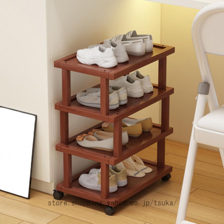 木製天板のヴィンテージ調オープンシューズラック szo30401_4.jpg