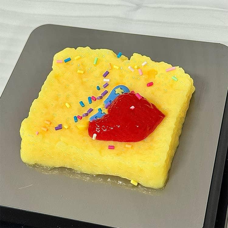 ケーキもちもち3個セットスクイーズゆめかわストレス解消おにぎりスクイーズ玩具リアルふわふわ食品サンプル女の子プレゼントかわ hugselect-10009938 Hug Select サンプル画像3