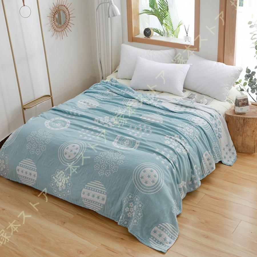 Comforters, Other - ガーゼケットシングル3重プランケット夏用大判薄手コットン100％肌掛け洗える綿毛布キルトケット肌掛け布団ガーゼけっと