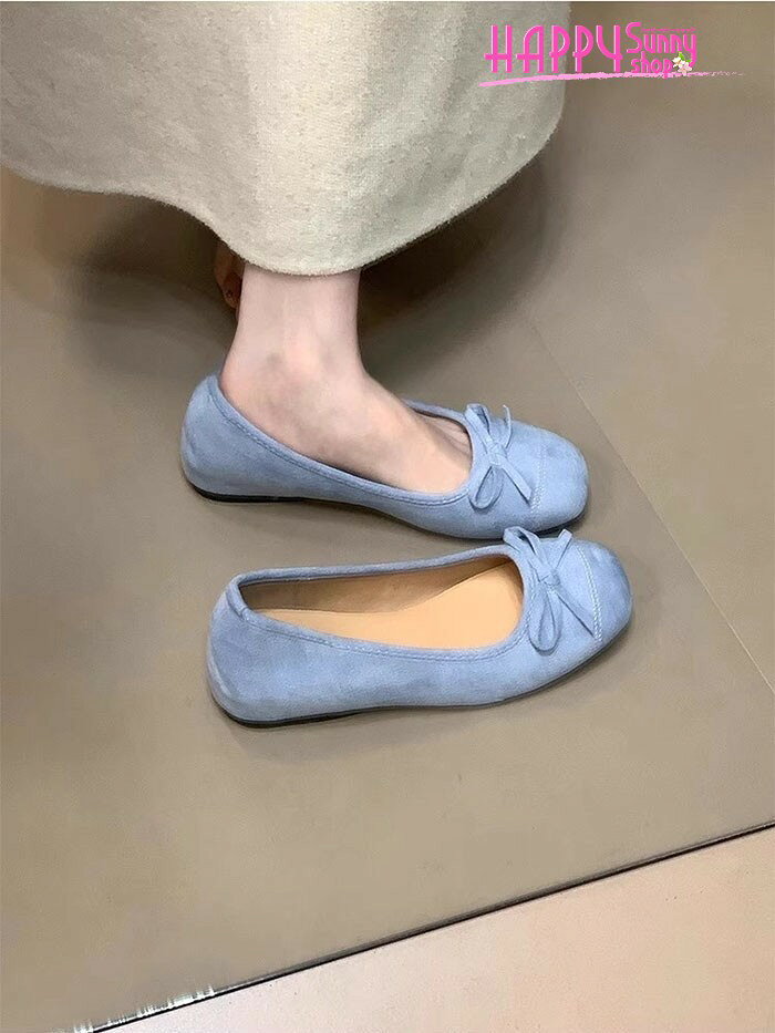バレエシューズパンプス歩きやすい走れるレディースリボンぺたんこバレエパンプス...