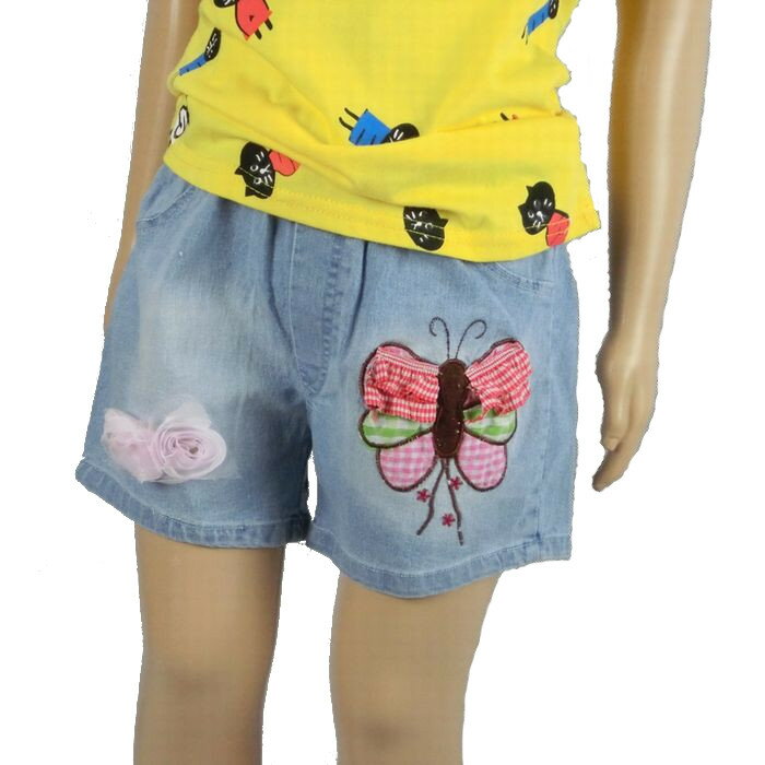樂天商城 - 子供服女の子デニムショートパンツ子供デニム女の子ショートパンツ1000子供服キッズデニムショートパンツ