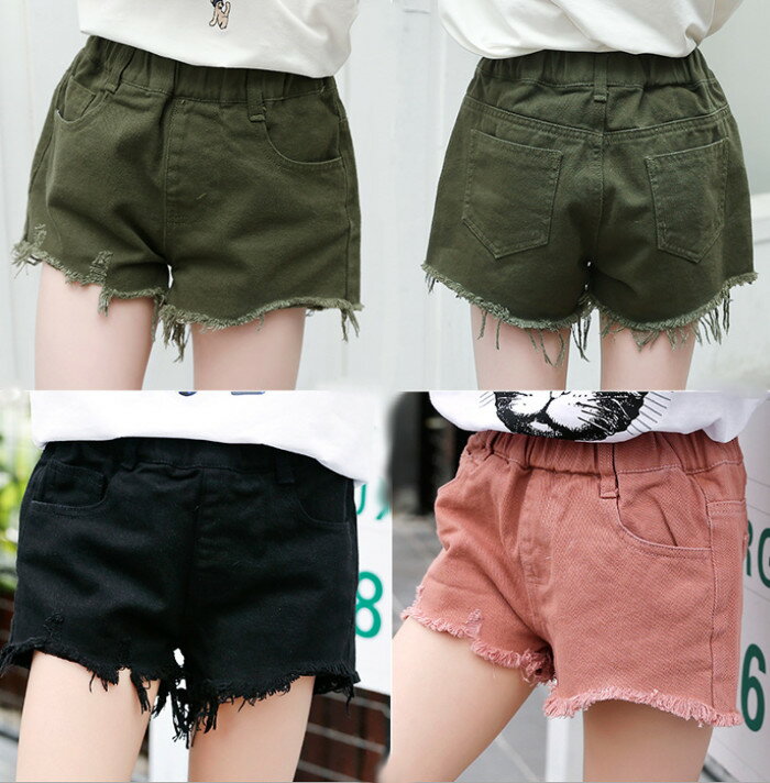 樂天商城 - 子供服ショートパンツキッズ女の子ハーフショートパンツズボンパンツボトムス子ども